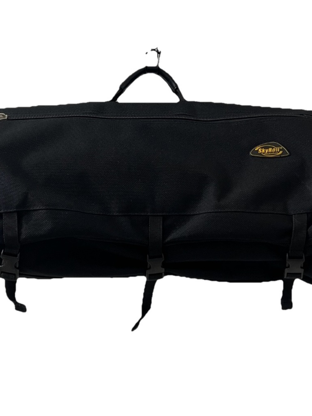 SkyRoll Black Nylon Garment Bag
Compact Suit Travel Roll-Up CarryOn Luggage 24"